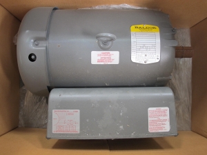 MOTOR, ELECTRIC TYPE, 10 HORSEPOWER, 230VAC ELEC RATING, 3450 RPM, 215T FRAME, TEFC ENCLOSURE, 1.0 SERVICE FACTOR. MOTOR TO BE MODIFIED WITH CLASS H INSULATION. DO NOT SUBSTITUTE, PART # L3711T (W-44) LOADING & HANDLING FEE $15-
